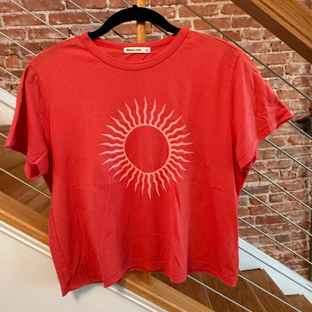 Marine Layer crop tee